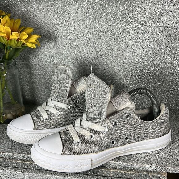 Converse Chuck Taylor All Star Maddie Double Tongue Sneakers Shoes Size 13 - Picture 6 of 10